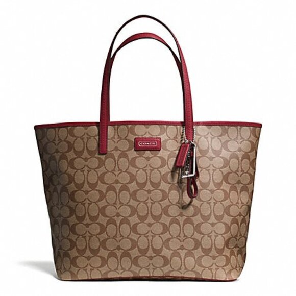 Coach Park Metro Signature C's Tote Bag XL - Picture 1 of 11